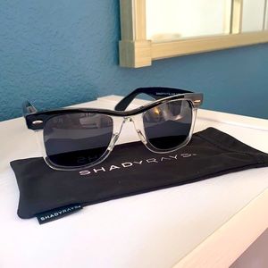 Black & clear acrylic Shady Rays polarized sunnys